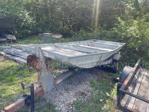 12 Foot John Boat and Trailer