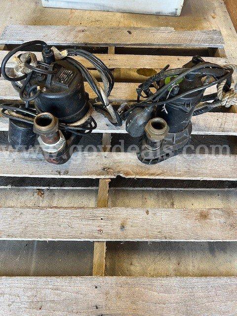 USED Lot of (2) Submersible Pumps