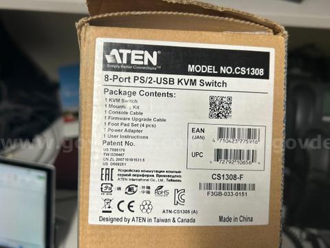 ATEN 8 Port PS/2-USB KVM Switch