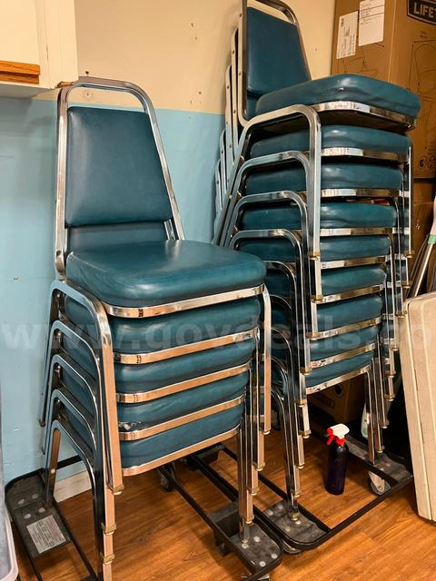 48 vinyl banquet chairs