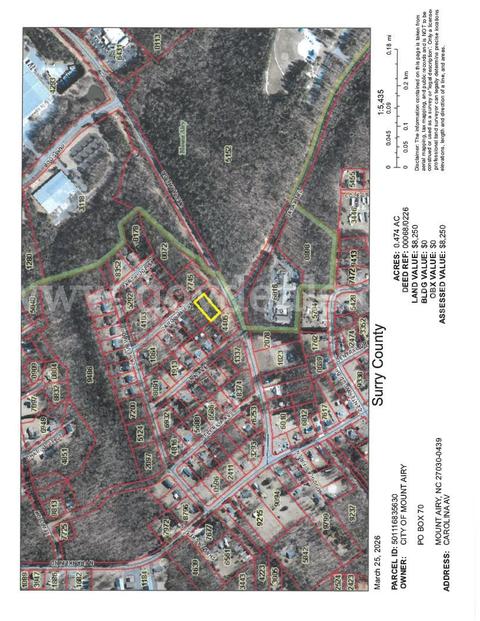 0.474 Acres on Carolina Avenue, Mount Airy, NC 27030 (PIN 501116835630)