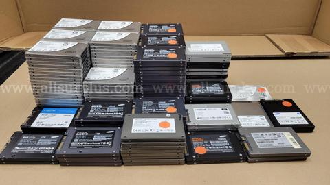 Lot of 230 SSDs 81+TB Pure SSD Storage!