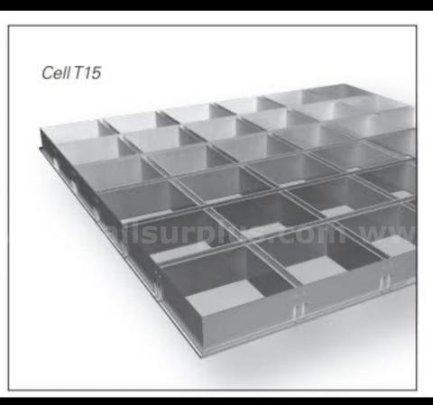9,750 (Approx.) Panels, NEW Hunter Douglas/CertainTeed Open-Cell Aluminum Ceilin
