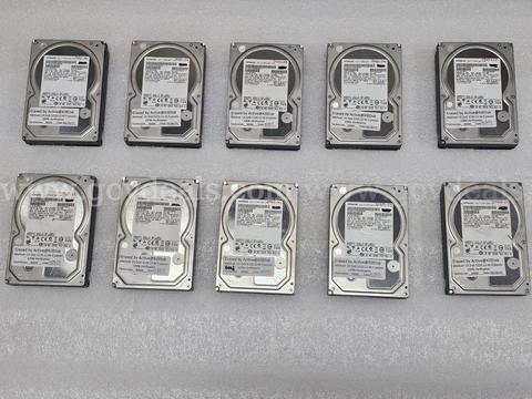Lot of 10 2TB SATA 3.5" PC Hard Disk Drives Hitachi