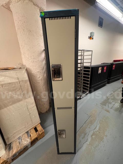 Steel two door locker