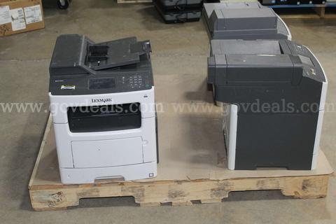 (19 ASSETS) SCANNERS, PRINTERS, MONITORS, SIGNATURE PADS