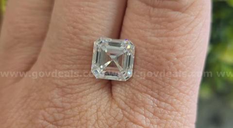 2.00 Carat Square Emerald Diamond (Asscher Cut)