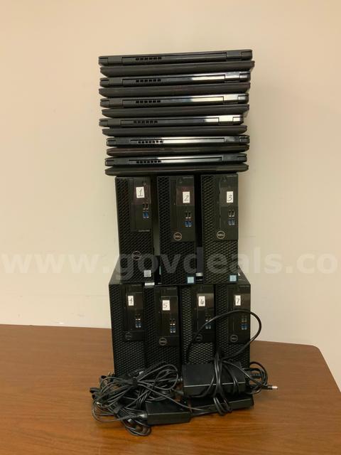 12 - Laptops & 7 - Desktops