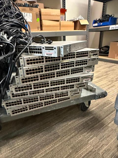 19 Cisco Switches and 1 Aruba Switch