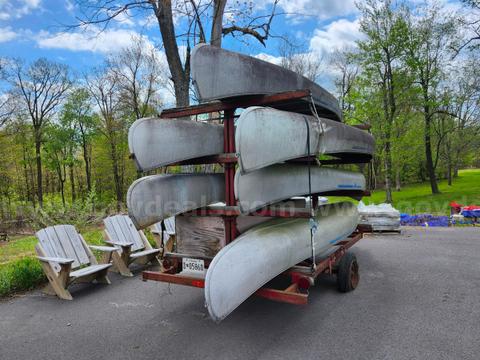 6 Canoes and 1 Trailer