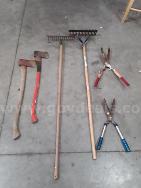 Lot of Yard Tools