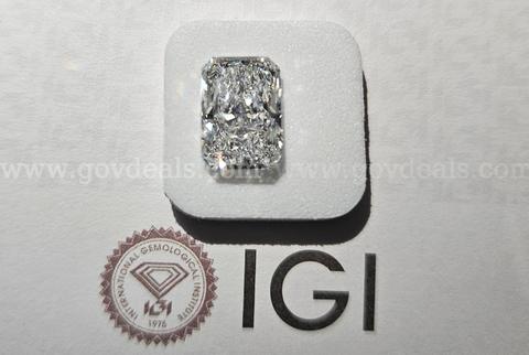 4.77 Ct.Radiant Brilliant Diamond VS2 Certified
