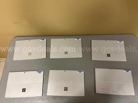 (1) One lot of (6) six Microsoft Surface Pro