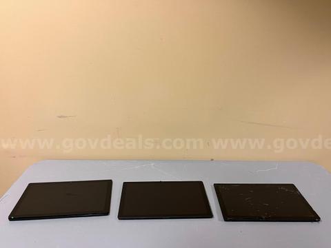 (1) One lot of (3) three Microsoft Surface Pro 6