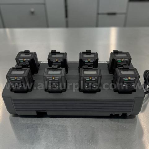 (8) WatchGuard VISTA Body Cameras with 8-Bay Charging/Docking Station