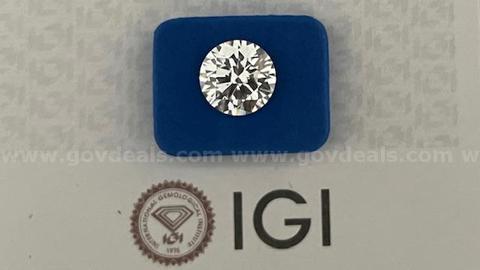 4.10 Carat Round Brilliant Diamond VS1