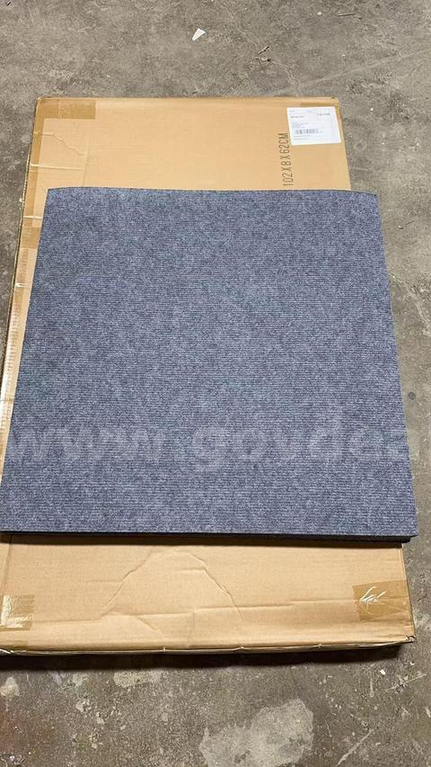 SHIPPING AVAILABLE 120pcs Gray Peel & Stick Carpet Squares 24x24 Inch Self Adhesive Floor Tiles(B0004-A1)