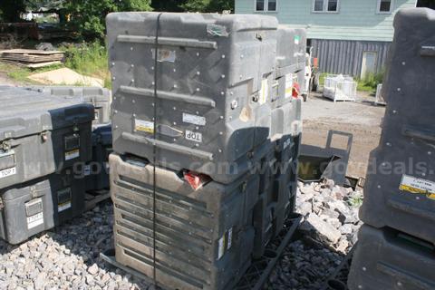 Lot of 5 US Military Pelican / Hardigg Style Cases