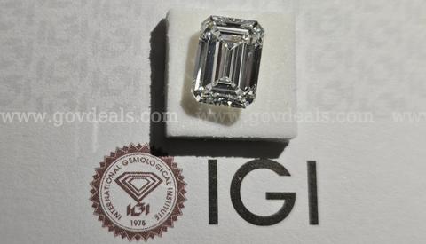 3.10 Carat Emerald Cut Diamond VVS2