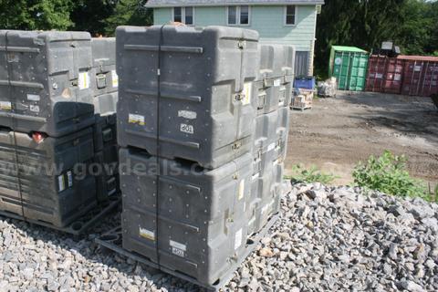Lot of 5 US Military Pelican / Hardigg Style Cases
