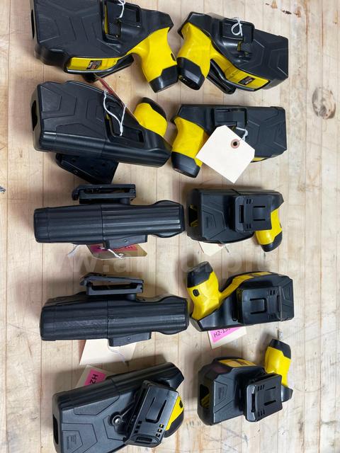 (10)TASER X2 Conducted Electrical Weapon (CEW) in Yellow excellent condition W/BELT HOLSTERSO