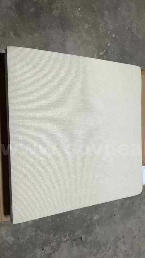 SHIPPING AVAILABLE 40pcs Off-White Peel & Stick Carpet Squares 24x24 Inch Self Adhesive Floor (B0002-A2)