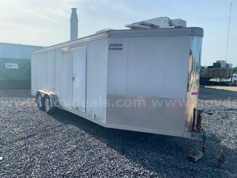 PACE AMERICAN ALUMINUM TRAILER WITH EQUIPMENT