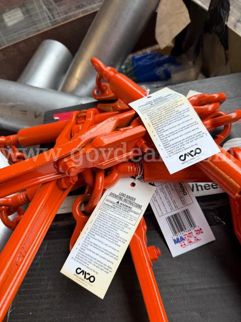 4 New rebuildable Chain load binders, half inch