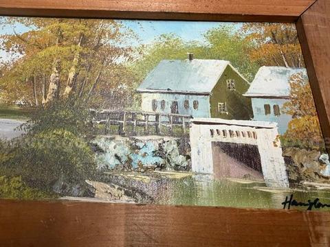 Vintage, 19th century? Hamilton Painting. Unauthenticated. Great condition
