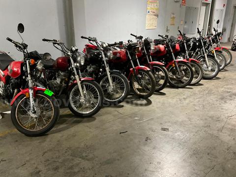 LOT OF 10 HONDA MOTORCYCLES