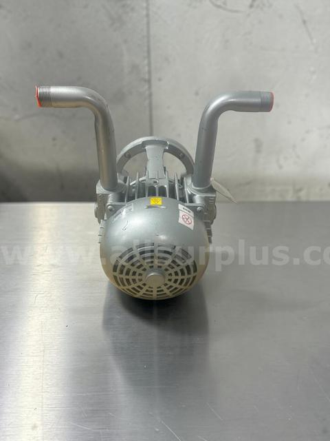 Gast 2567-V108 This is a 1.5 HP oil-less rotary vane vacuum pump / compressor (motorless, separate drive).