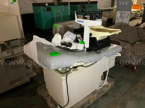Exam Table & Microscope