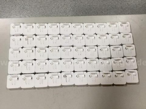 1 Bag of 50 Apple Wired EarPods with Lightning Connector