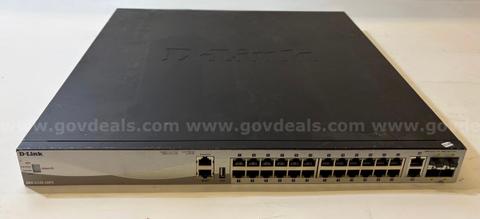 D-Link DGS-3130-30PS Managed PoE Gigabit Switch – Tested – Factory Reset – No Admin Lock