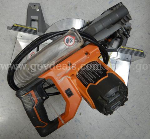 RIDGID 10" Miter Saw & 2 - 12 Volt drills w/ Charger