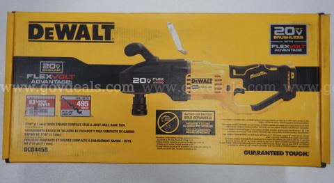 DeWalt 20 Volt Stud & Joist Drill & DeWalt w/ 20 Volt /AC Radio