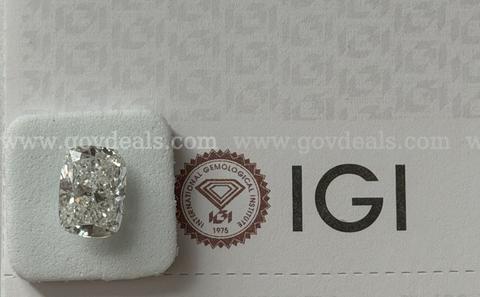 2.85 Carat Cushion Brilliant Diamond  VS2