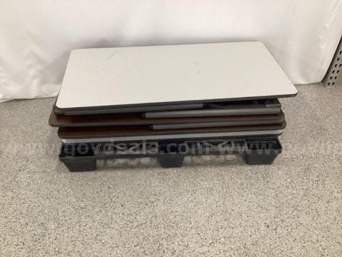 3 Iceberg Maxx Legroom™ Wood Folding Tables