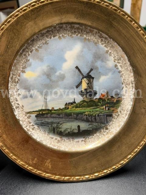 Vintage Nautilus, "The Mill Plate", Excellent Condition, No Chips