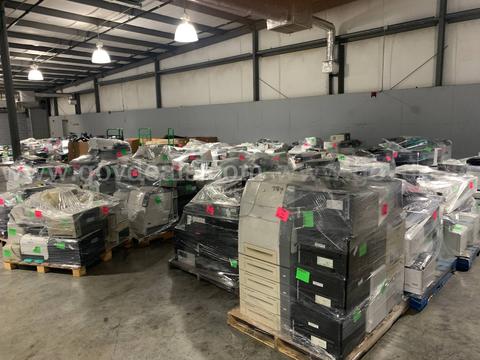 1 Lot (48 Pallets) of Printers, Scanners, Fax, and Other Electronics