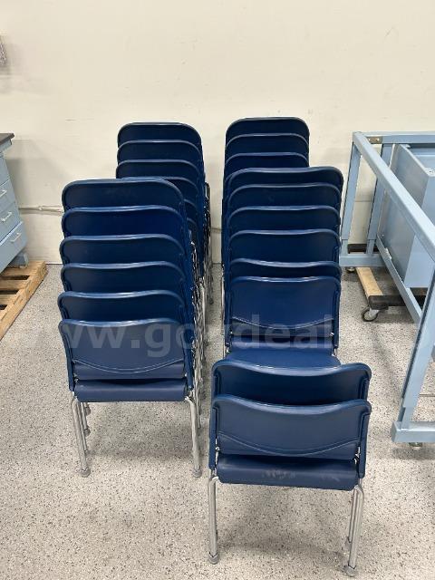 Krueger International Piretti Collection Stackable Chairs