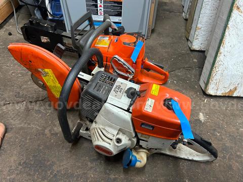 Three Gas Powered Saws