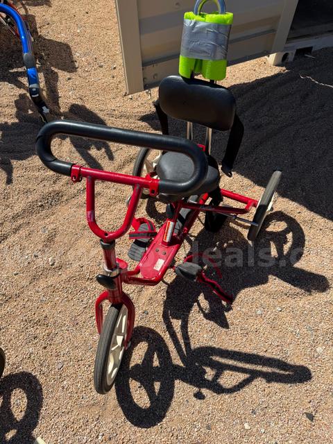 Red Rifton Rustler adaptive tricycle