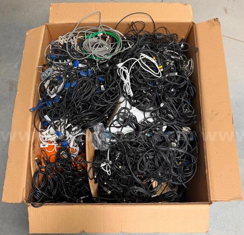 Assortment of Networking and Computer Cables