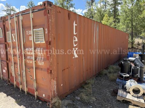 Shipping Container 40ft x 8.5ft x 8ft, With Contents, Qty 1.