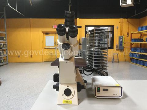 Zeiss Axiovert 40 CFL Inverted Fluorescence Phase Contrast Microscope