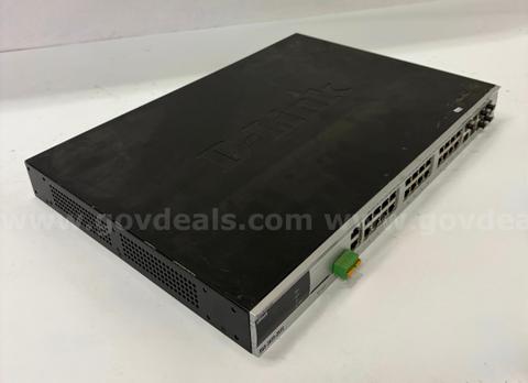 D-Link DES-3620-28TC Managed Network Switch – Power Tested – Factory Reset – No Admin Lock