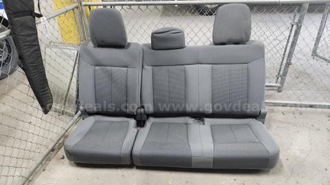 2009-2014 Ford F150 Rear 60/40 Split Bench Seat - Gray Cloth
