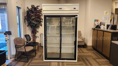 Lot of (2) Commercial Beverage Coolers - Habco & Coldstream - Non-Working/Repair