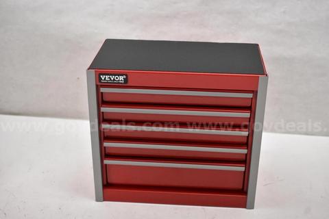 SHIPPING AVAILABLE Metal Tool Box, 8.6-inch, Portable Metal Tool Box with 5 Drawers, Small Tool Chest with EVA (A15-18)